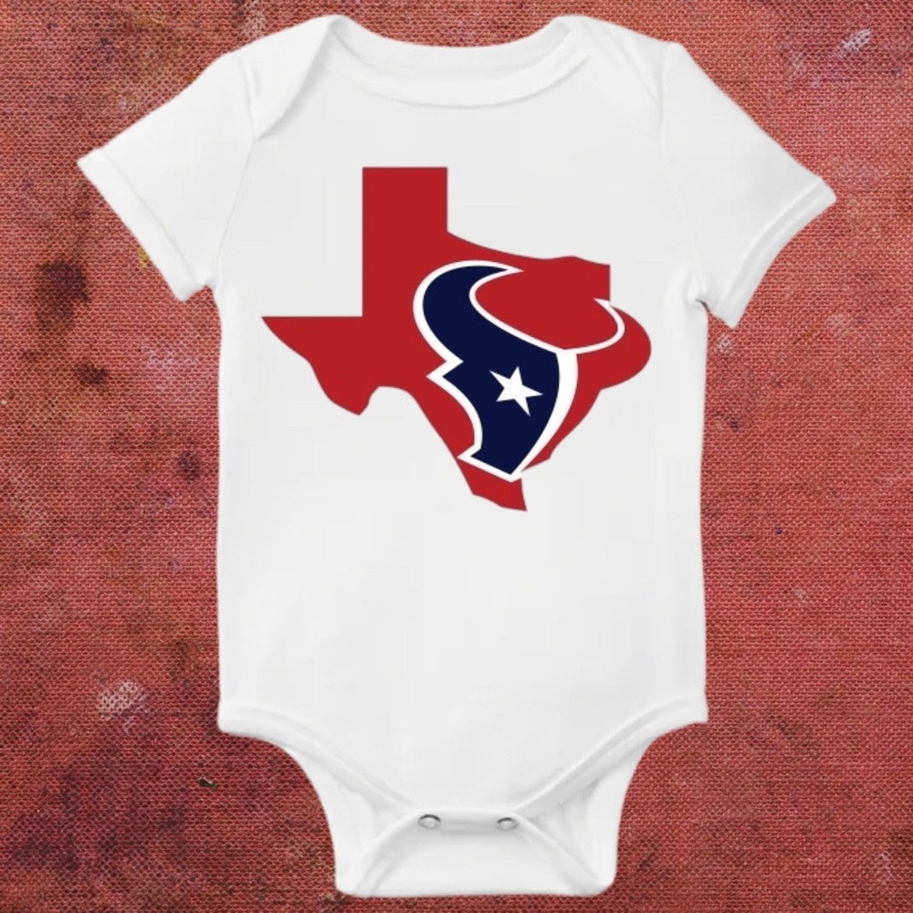 ✨New TEXANS Onsie✨ made by me 👩🏼‍🎨Variety Sizes and Colors Made to order!
